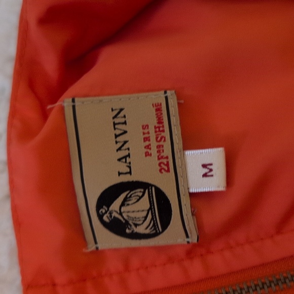 Lanvin | Vibrant Orange Sleeveless Silk Dress - Picture 3 of 14